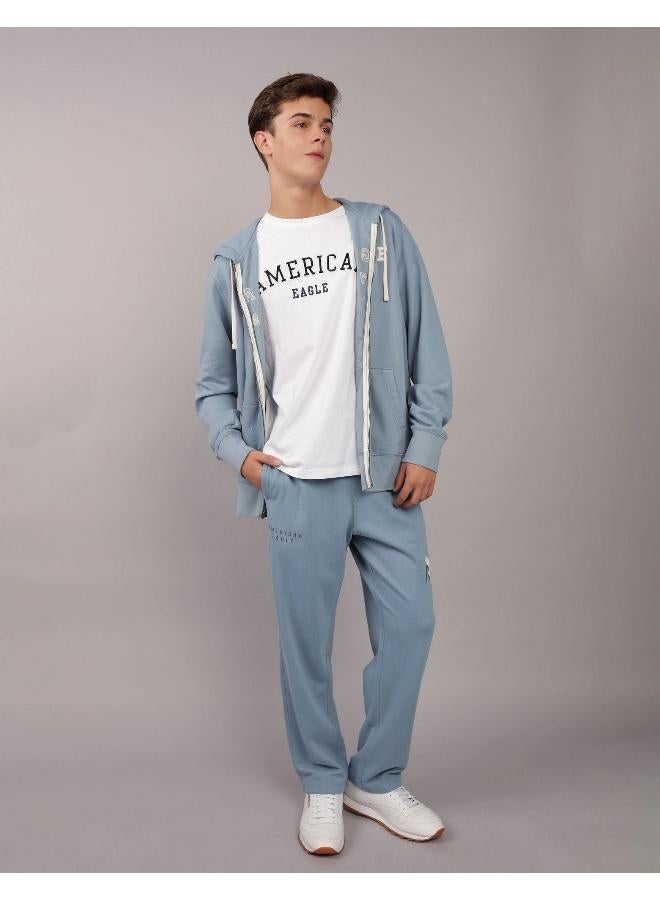 American Eagle AE Logo Graphic Zip-Up Hoodie  - Image 1