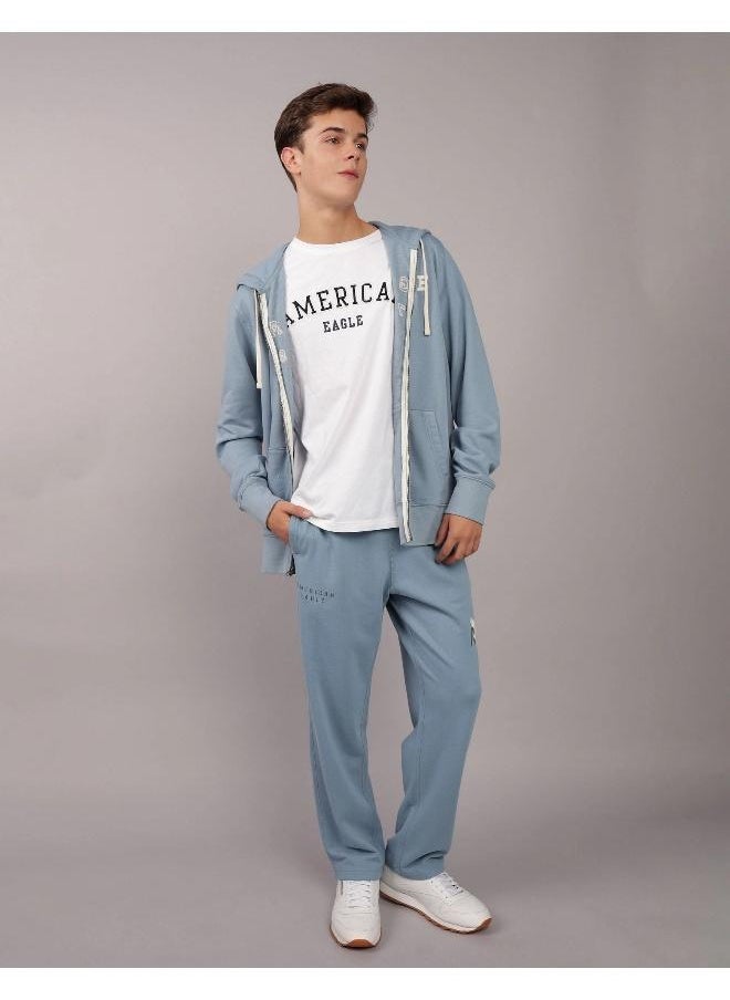 American Eagle AE Logo Graphic Zip-Up Hoodie  - Image 1