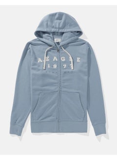 American Eagle AE Logo Graphic Zip-Up Hoodie  - Image 3