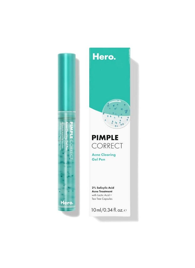Hero Cosmetics - Pimple Correct Acne Clearing Gel Pen From Hero Cosmetics Maximum Strength 2% Salicylic Acid Nondrying Formula For Early Stage And Emerging Pimples (1 Count) - Image 1