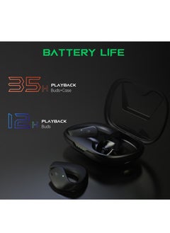 BLACK SHARK Comfortable Immersive Earphone With Open Ear Wireless Design, 35H Long Battery Life,5.3 Bluetooth Connectivity and IPX67 Water Resistance T20 - White  - Image 4