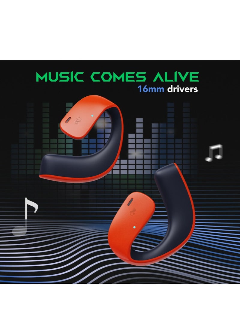 BLACK SHARK - Comfortable Immersive Earphone With Open Ear Wireless Design, 35H Long Battery Life,5.3 Bluetooth Connectivity and IPX67 Water Resistance T20 - White - Image 1