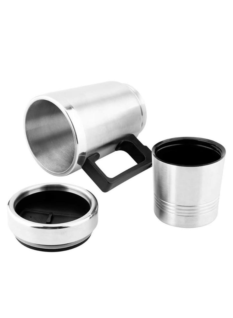 Stainless Steel Car Heating Mug Travel Heating Mug Sealed Good Hot Water Coffee Tea Electric Mugs - Image 2
