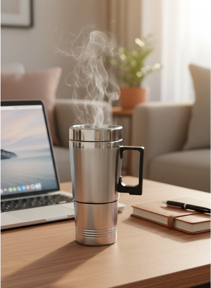 Stainless Steel Car Heating Mug Travel Heating Mug Sealed Good Hot Water Coffee Tea Electric Mugs - Image 5