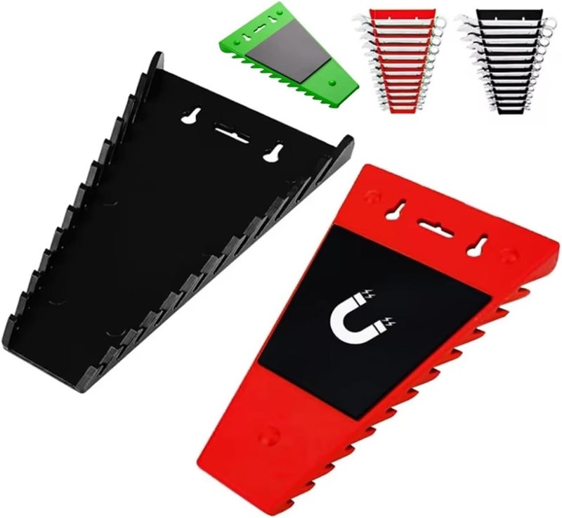 Magnetic Wrench Organizer Toolbox Holder Magnetic Wrench Storage Rack, Convenient For Organizing And Storing Your Tools.(Green) - Image 4