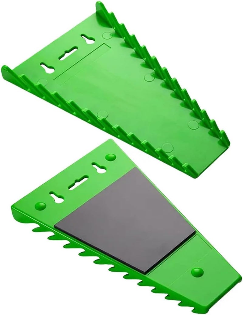 Magnetic Wrench Organizer Toolbox Holder Magnetic Wrench Storage Rack, Convenient For Organizing And Storing Your Tools.(Green) - Image 2