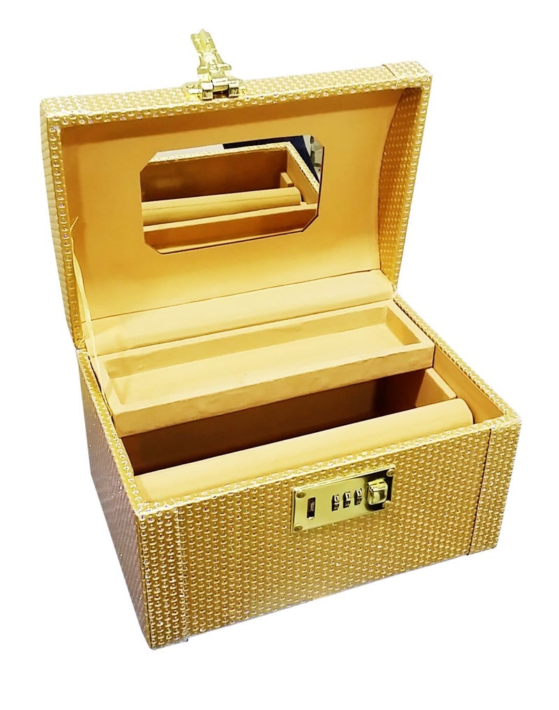 Pride Star Fabric Cosmetic Box (Gold_NEW00121) - Image 2
