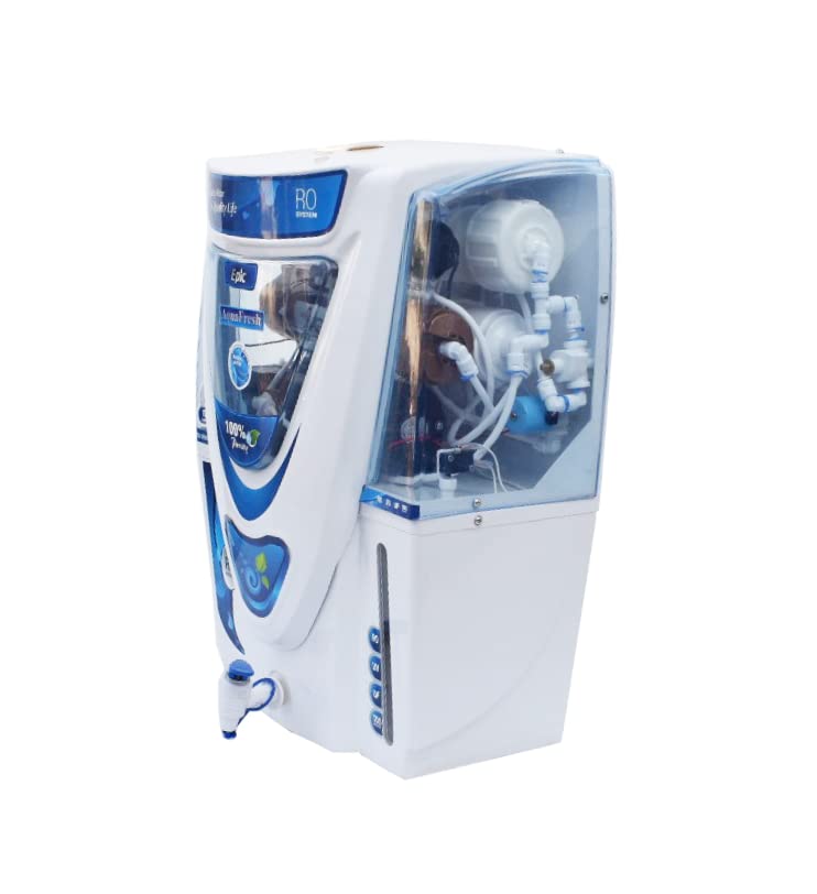 AquaFresh Epic Model 15 L RO UV UF COPPER FILTER TDS Water Purifier White Blue - Image 2