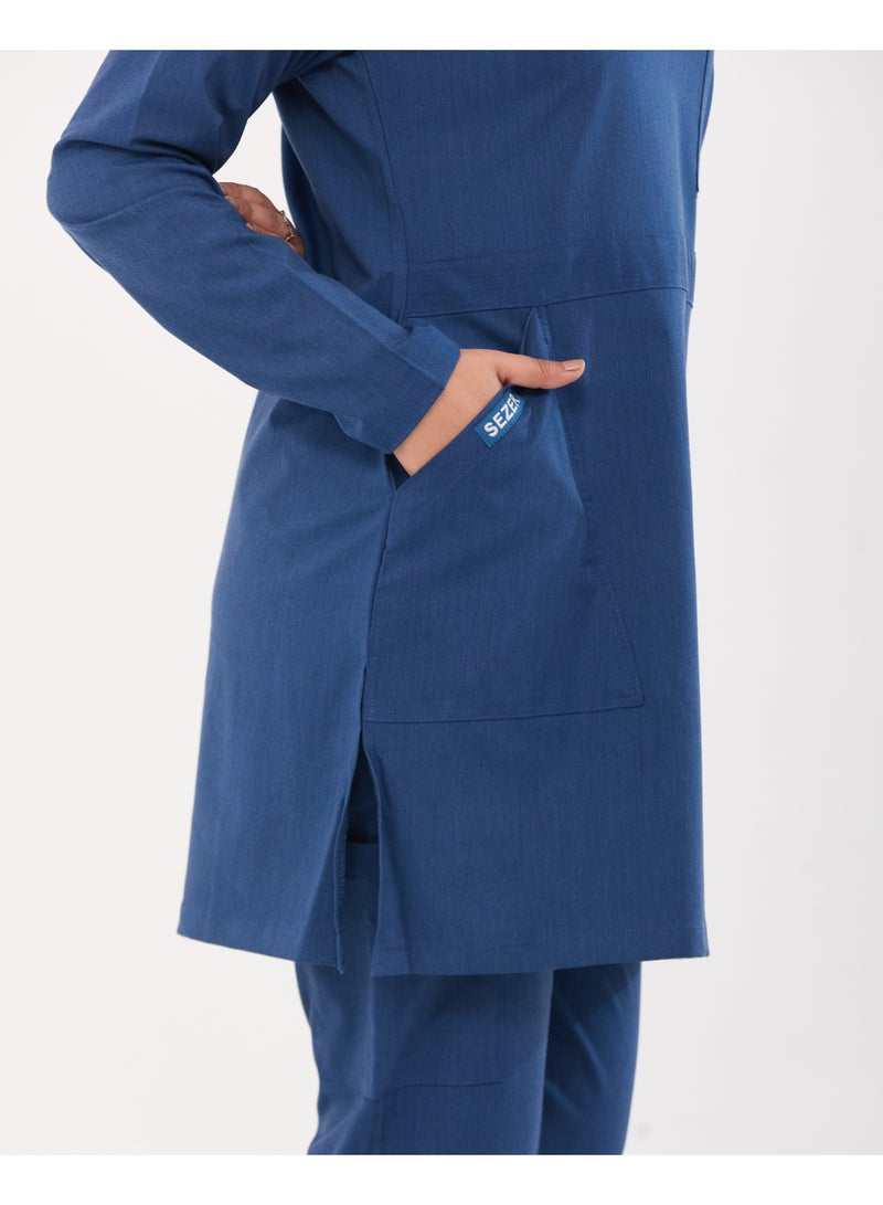 sezer Medical tunic made from cotton Lycra—comfortable, stylish, and ideal for healthcare professionals. - Image 4