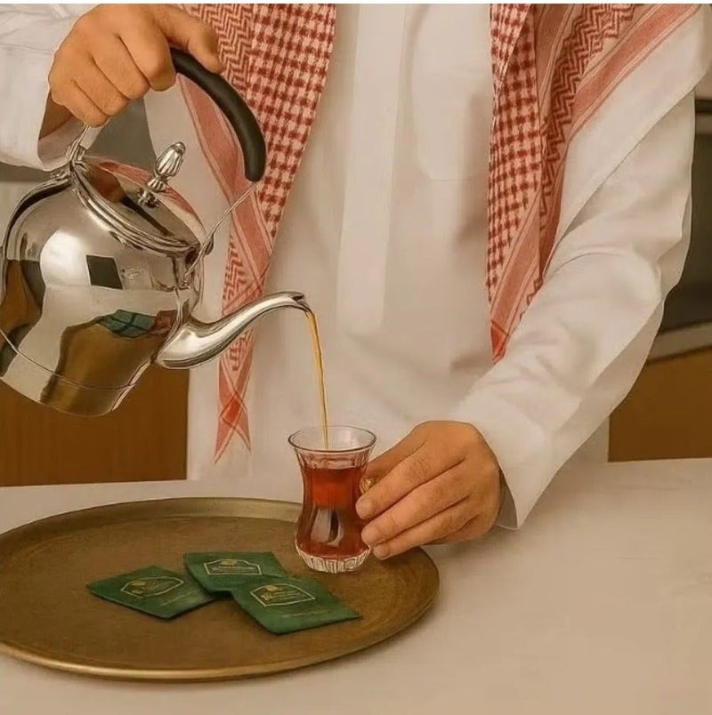 DENX DX3410 Arabic Coffee Dallah & Electric Tea Kettle Set | 1L Dallah + 1.2L Kettle | Digital Heating Base | Stainless Steel | UAE - Image 4