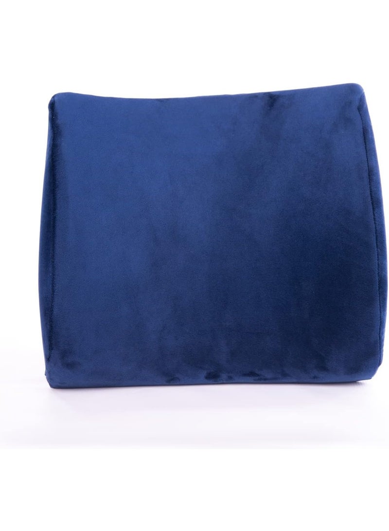 وسادة دعم أسفل الظهر الطبية – وسادة إسفنجية فاخرة على شكل إسفين للمكتب، السيارة، والكراسي المتحركة – تصميم مريح لتخفيف آلام العمود الفقري وعضلات الظهر وتصحيح وضعية الجسم – غطاء قابل للإزالة والغسل - Image 4