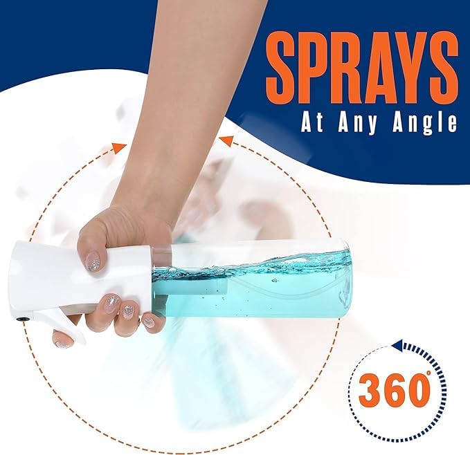 MISSLO 300ML Fine Mist Spray Bottle Continuous Sprayer for Hair Plants Cleaning Refillable and Leakproof Design Spray Bottle Sprayer for Perfume Skincare Makeup LotionPACK OF 1 - Image 3