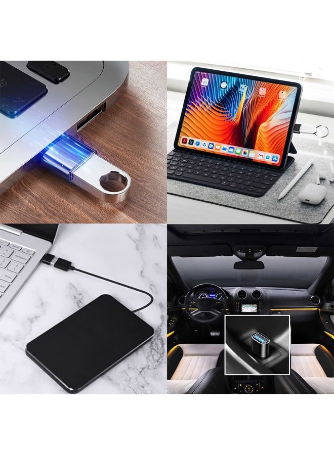 Mepsies USB C Adapter Pack of 4, USB C to USB 3.0 OTG Adapter, Micro USB to USB C Adapter Female to Male Compatible with MacBook Pro, Samsung Galaxy, Mobile Phone PC - Image 5
