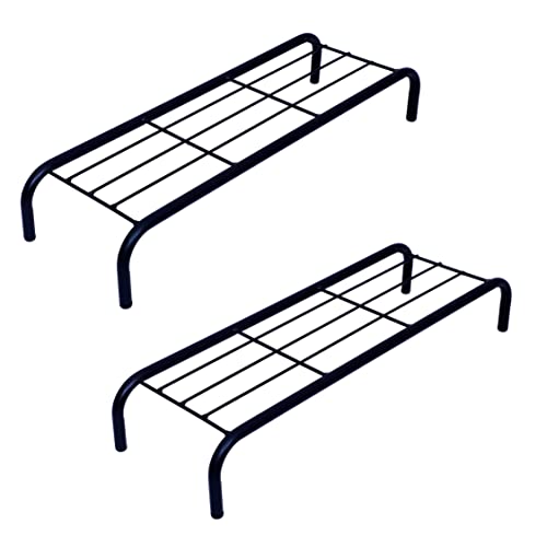 D&V ENGINEERING - Creative in innovation Metal Floor planter stand/Pot Stand/plant Stand for Home or Garden Décor (Set of 2 - Black) - Image 1