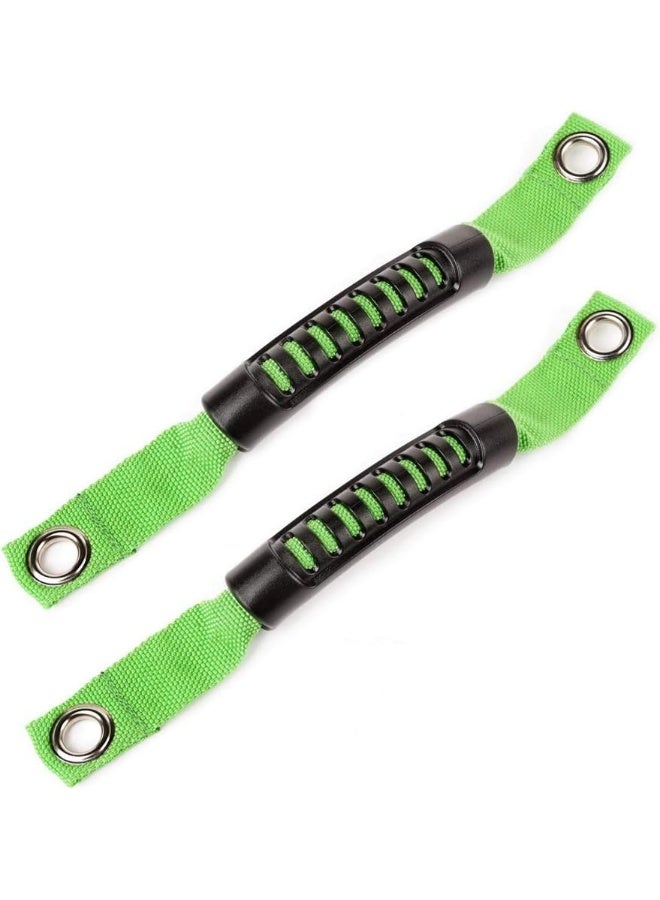 Rugged Ridge RealTruck Rugged Ridge Grab Handle, A-Pillar Mounted, Green - Image 2