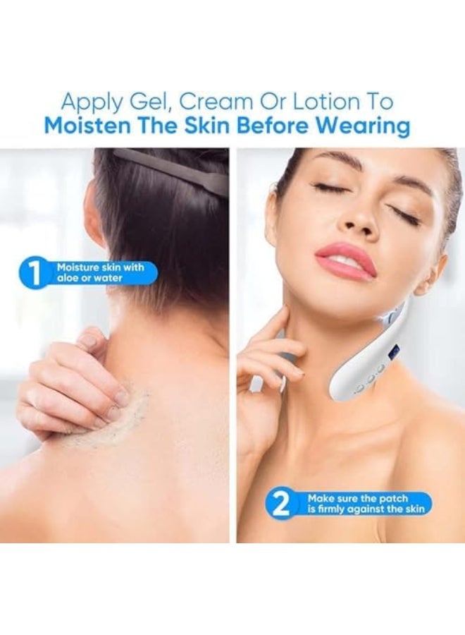 مدلك رقبة ذكي، مدلك رقبة محمول مع تنبيه صوتي، جهاز تحكم عن بُعد، جهاز تخفيف آلام الرقبة للاستخدام في المكتب، المنزل، والسفر - Image 4