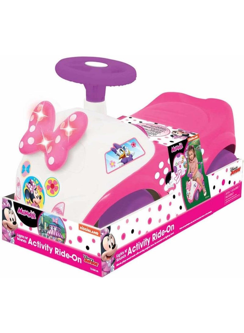 Disney Kiddeland Light n' Sound Minnie Activity Ride On 50823 - Image 2