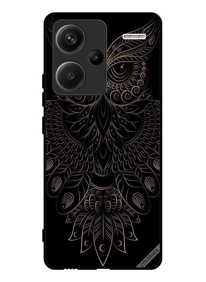 Covernex Protective Case Cover For Xiaomi Redmi Note 13 Pro Plus Modern Floral Owl Art - Image 1