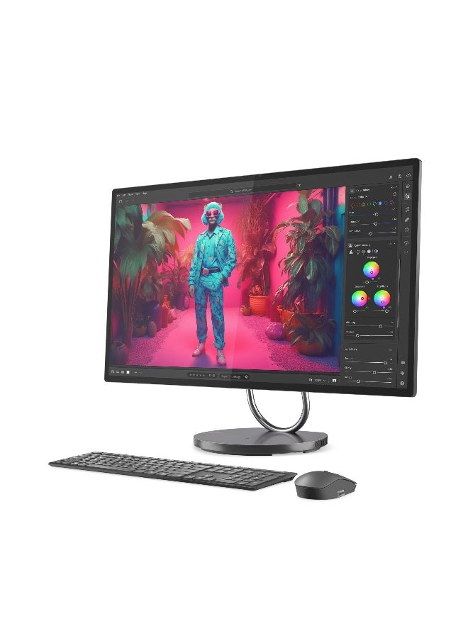 Lenovo Yoga All-in-One Desktop With 31.5 Inch UHD (3840x2160) Display, Intel Core Ultra 7 258V Processor/32GB RAM DDR5/1TB SSD/6GB Nvidia GeForce RTX 4050 Graphics/Windows 11 Pro/ Storm Grey - Image 2