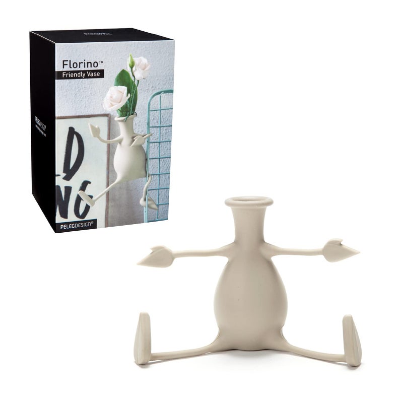 PELEG DESIGN Florino  Friendly Flower Vase Modern Home Dcor Vase for Flowers Unique Gifts by Peleg Design Stone