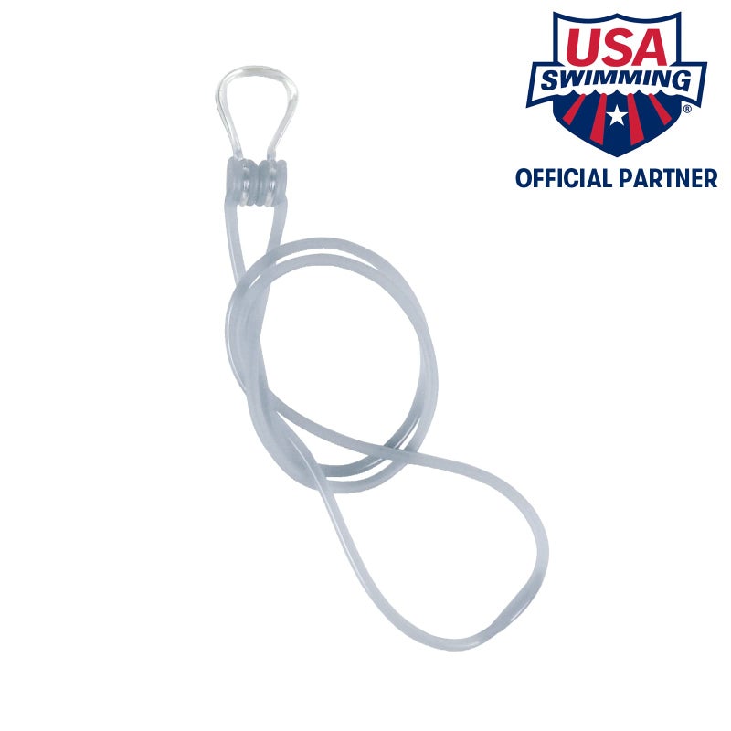 arena مشبك أنف غير محدد من أرينّا مع حزام، سدادة أنف للسباحين المتنافسين، ملحقات السباحة، وسادات ناعمة، خالية من PVC، شفافة، مقاس واحد - Image 2