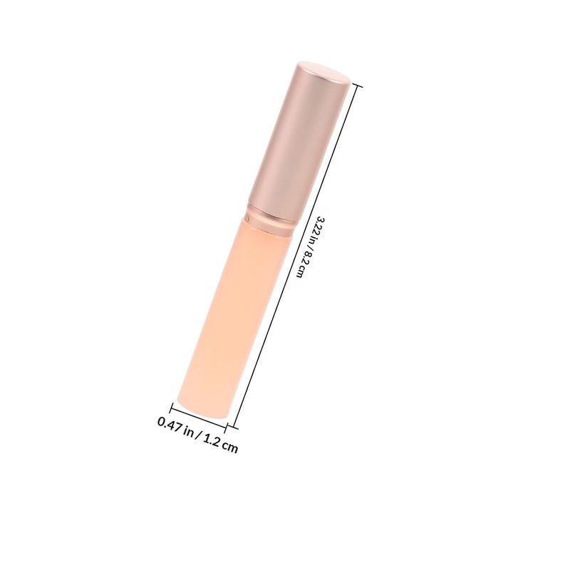Silicone Lip Brush with Cap 2pcs Pink Lip Gloss Applicator Wands Makeup Tool for Women - Image 2