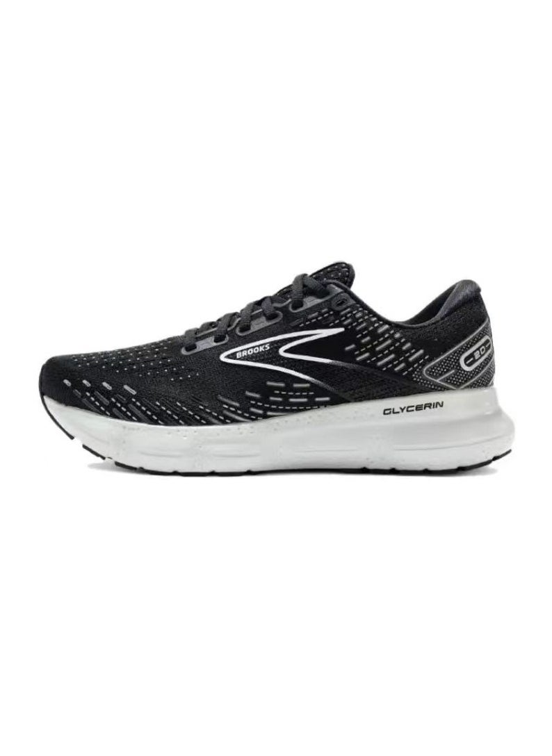 Brooks Glycerin 20 Cushioning Men and Women Running Shoes Black/Silver  - Image 2
