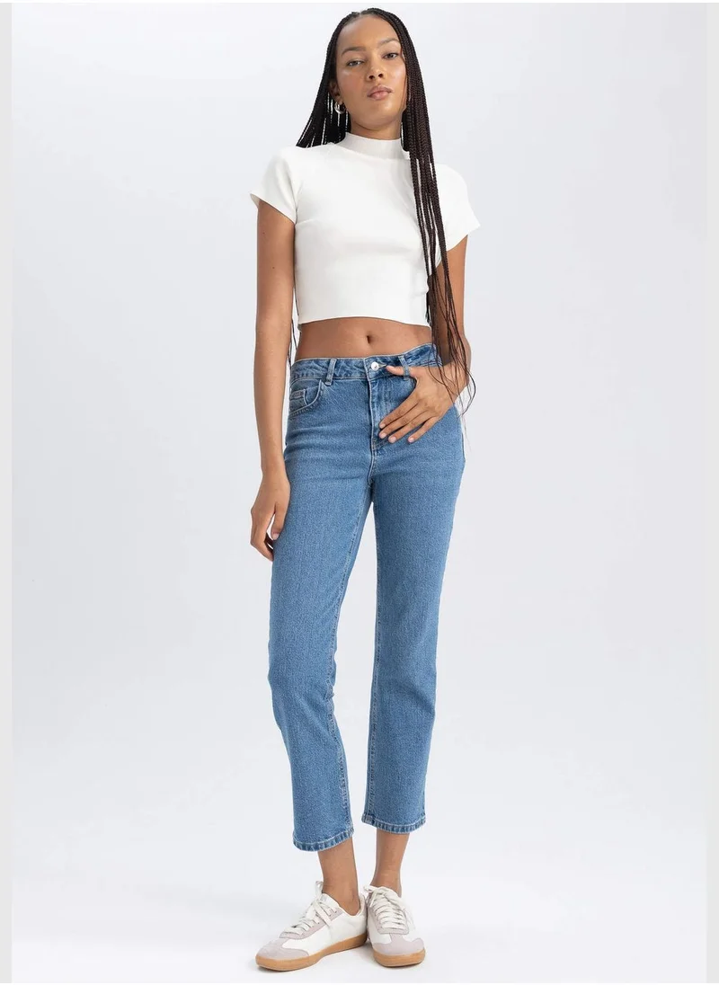 ديفاكتو Woman Slim Fit Denim Trousers