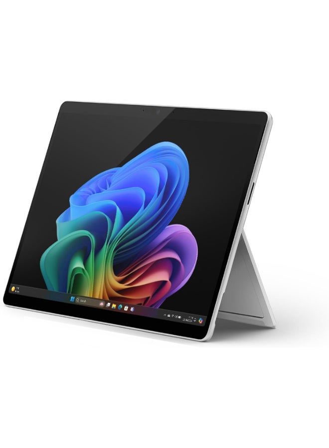مايكروسوفت حاسوب Surface Pro Copilot+ مع شاشة OLED بحجم 13 بوصة بدقة 2.8K (2880x1920) مع اتصال 5G، معالج Qualcomm Snapdragon X Elite/16GB RAM DDR5/512GB SSD/Windows 11 Home - Image 1