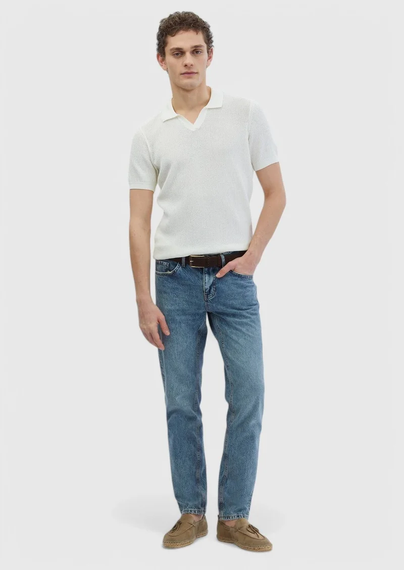 Ramsey White Knitwear