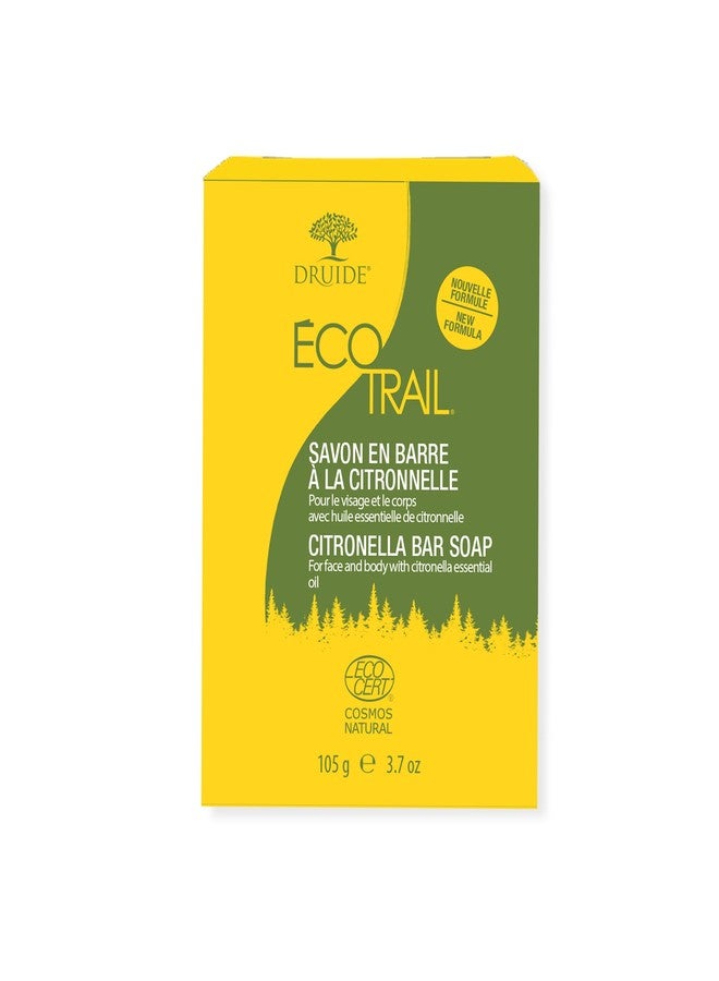 DRUIDE Laboratoires Druide Ecotrail Citronella Outdoor Soap – 2-in-1 Multi-purpose Cleaner All Natural Care Bar Soap For Women, Palm-Free & Vegan – 105 g (3.7 oz Lemongrass zero waste organic made in Canada - Image 2