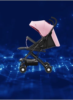 Baby Stroller, Uv Protection Ultra-Light, Portable, Foldable, Can Sit Or Lie Down, Baby Stroller With Umbrella (Pink) - pzsku/Z2E5744D76B41CC850271Z/45/_/1722676588/d9ff5cbd-aa42-4583-899d-c489f13ae5cf