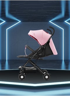 Baby Stroller, Uv Protection Ultra-Light, Portable, Foldable, Can Sit Or Lie Down, Baby Stroller With Umbrella (Pink) - pzsku/Z2E5744D76B41CC850271Z/45/_/1722676659/f37b7173-44ad-4af5-adb1-1d2a226f0650