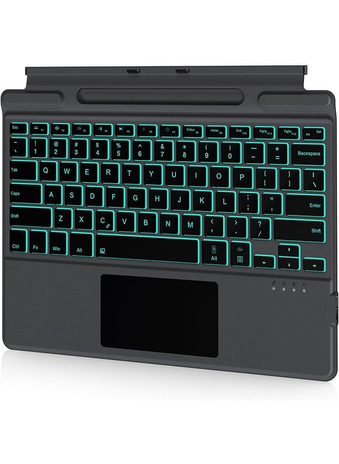 TUNKE - Surface Pro8/9/10/X - Signature Type Cover 7 Colours Backlit Touch Keyboard - Image 1