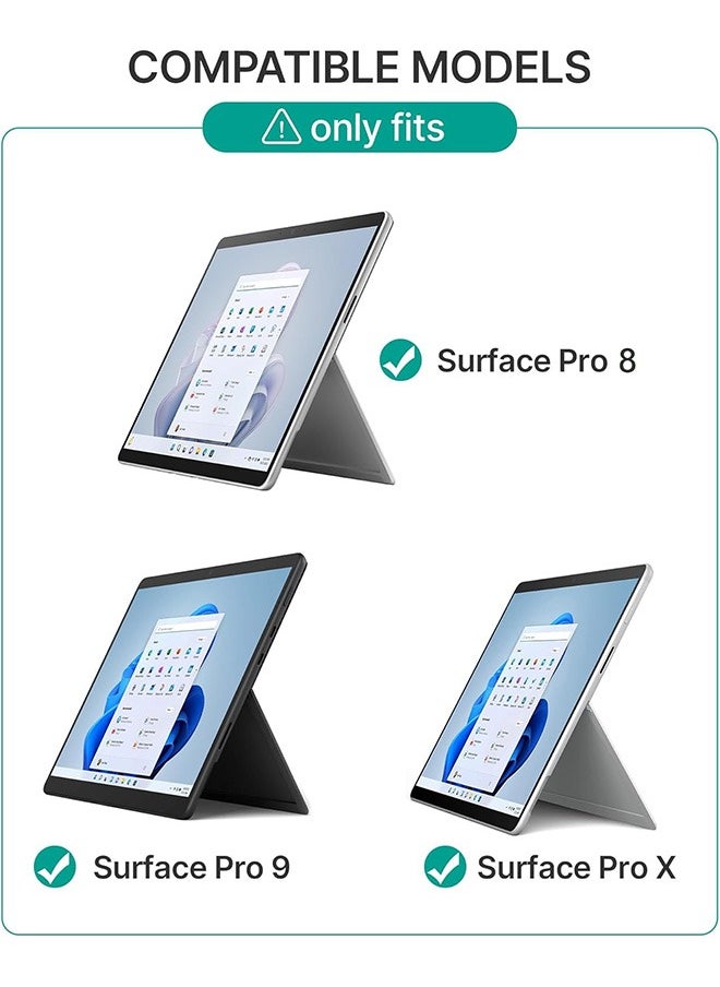 TUNKE - Surface Pro8/9/10/X - Signature Type Cover 7 Colours Backlit Touch Keyboard - Image 1