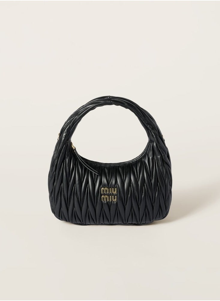 Miu Miu MIU Women's Stray Slant Leather Middle Hand  - Image 1