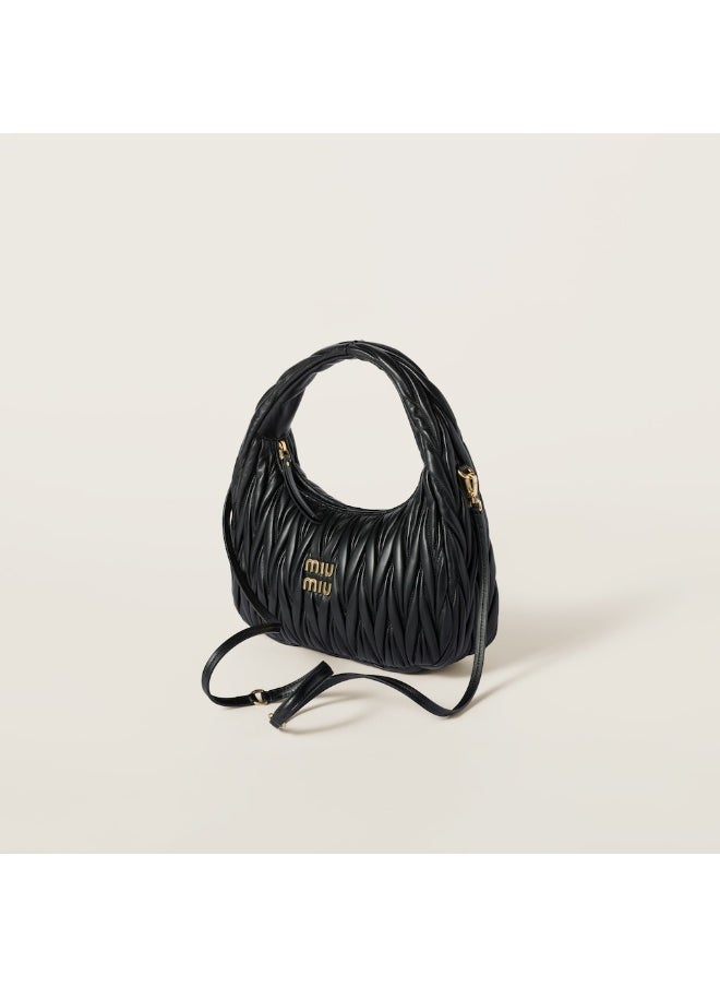 Miu Miu MIU Women's Stray Slant Leather Middle Hand  - Image 3