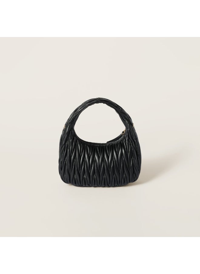 Miu Miu MIU Women's Stray Slant Leather Middle Hand  - Image 4