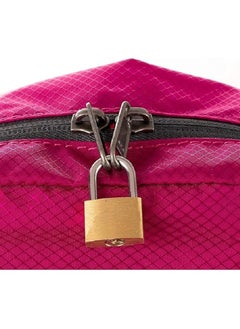 Generic Multi-use bag lock, 20 mm - metal - gold color - lock with 2 keys  - Image 1
