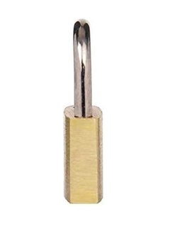 Generic Multi-use bag lock, 20 mm - metal - gold color - lock with 2 keys  - Image 3