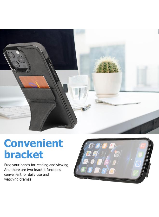 S-TOP Case For iPhone 15 Pro Max Ultra-thin Shockproof Phone Protective Case with Holder - Image 2