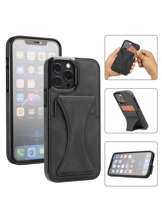 S-TOP Case For iPhone 15 Pro Max Ultra-thin Shockproof Phone Protective Case with Holder - Image 1