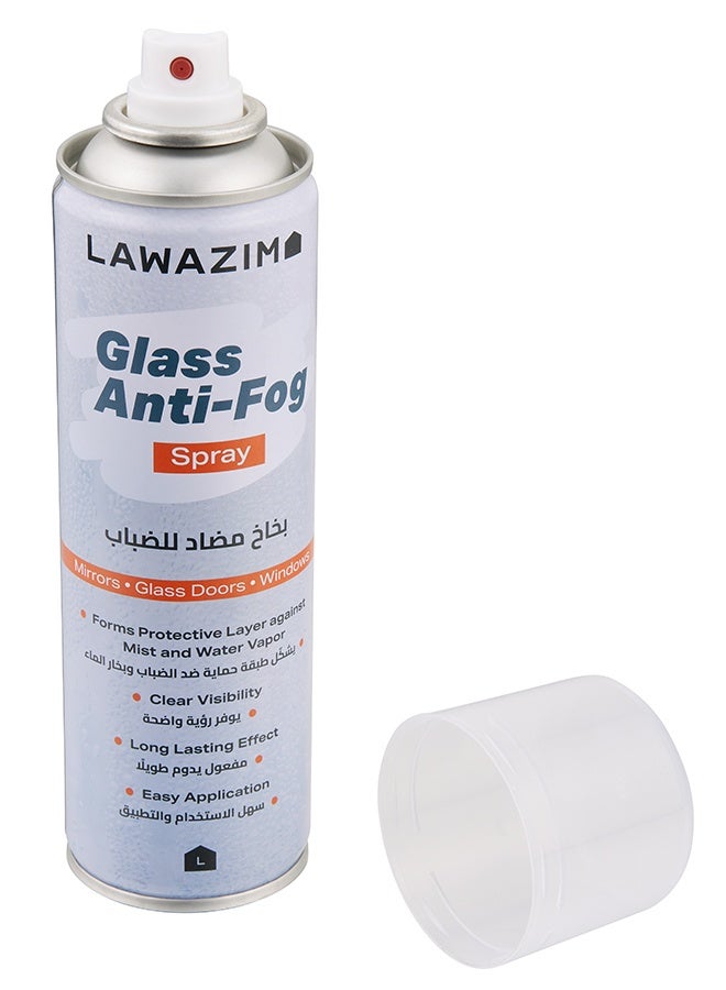LAWAZIM 3-Piece Glass Anti-Fog Spray - 200ml - Easy Application, Forms Protective Layer Against Fog and Water Vapor for Clear Visibility on Car Windows, Mirrors & Shower Doors - Image 3