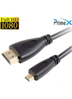 PrimeX Plus PX-1121-5 Micro HDMI To HDMI 1080P Full HD Cable 5 m  - Image 2