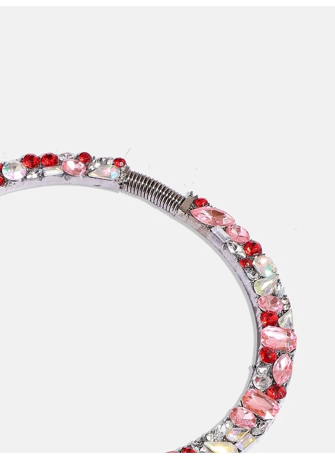 SOHI Crystal Snake Necklace