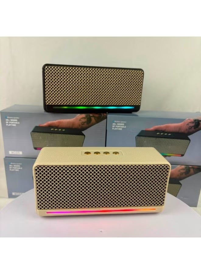 M305 Portable Wireless Speaker with RGB LED Light, USB-C Charging and 20+ Hours Portable Playtime - Image 2