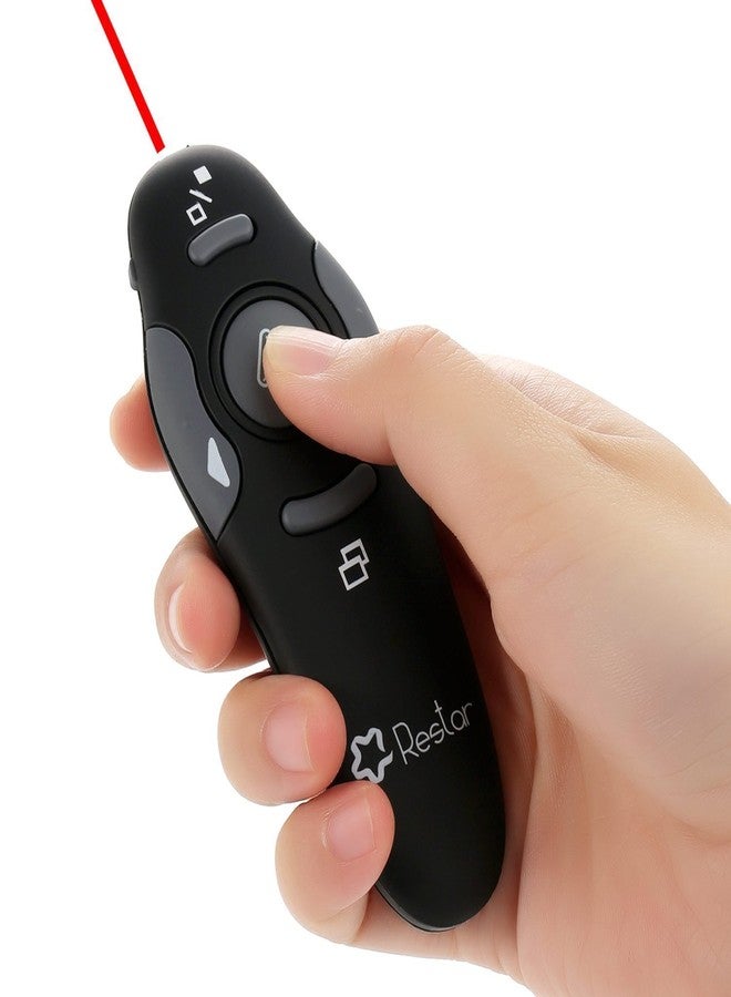 مايكرو وير قلم ليزر قابل للطي مع مؤشر ليزر لاسلكي يعمل بتردد 2.4 جيجاهرتز من مايكرووير، مزود بجهاز تحكم عن بعد لعرض عروض باوربوينت التقديمية عبر منفذ USB - Image 5