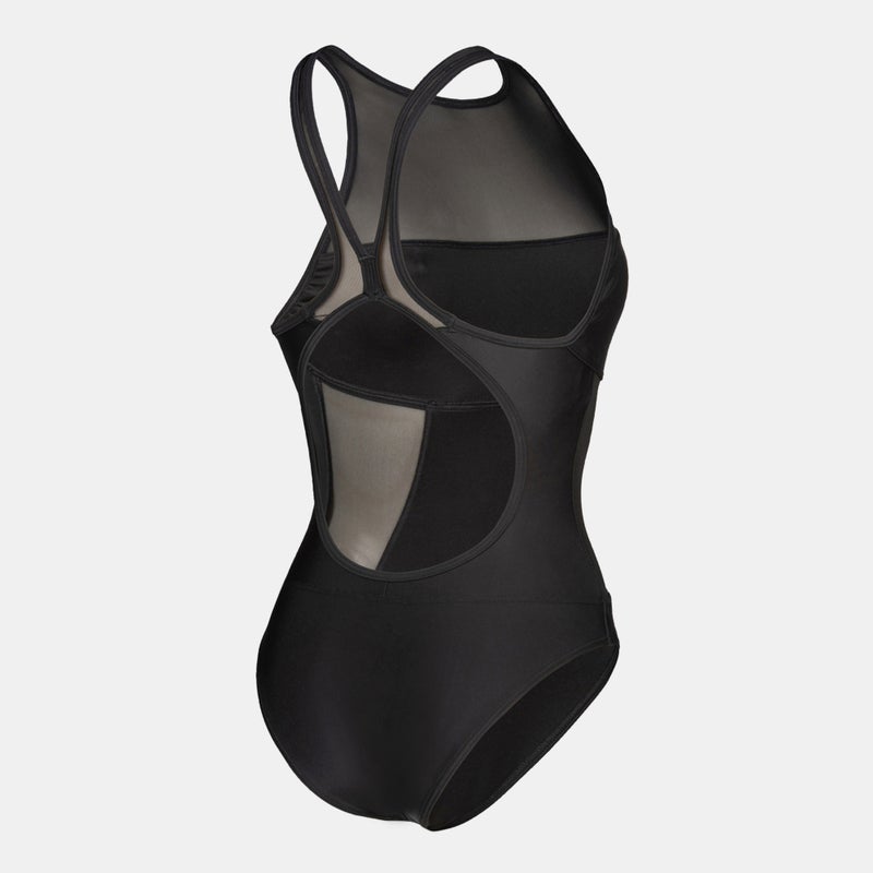 arena Women’s Mesh Panel Vent Back One-Piece Swimsuit - Image 2