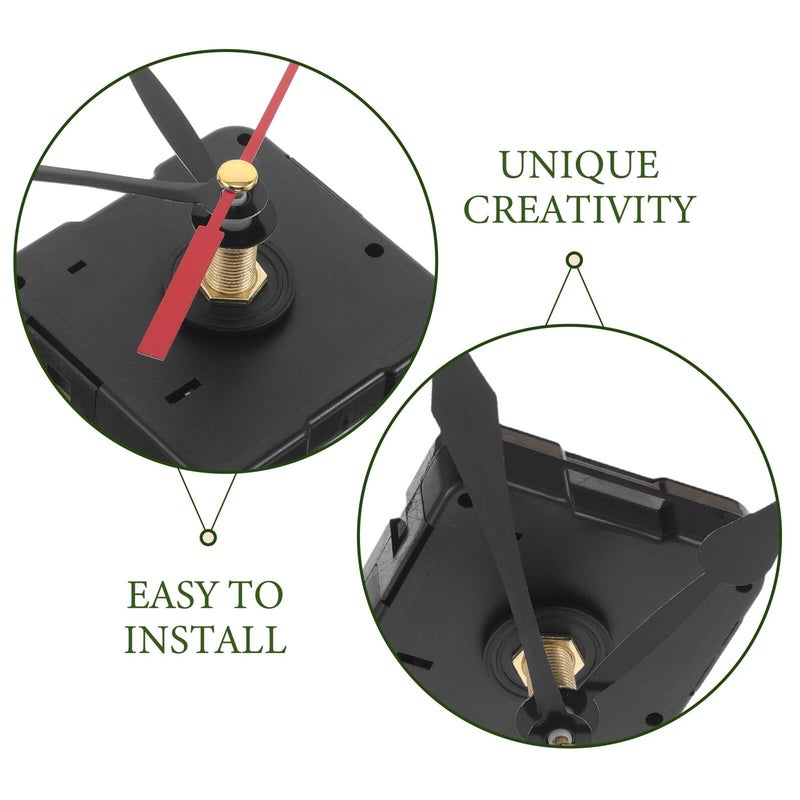 Silent Quartz Clock Movement Replacement Kit With Wall Clock Pointers - Image 4