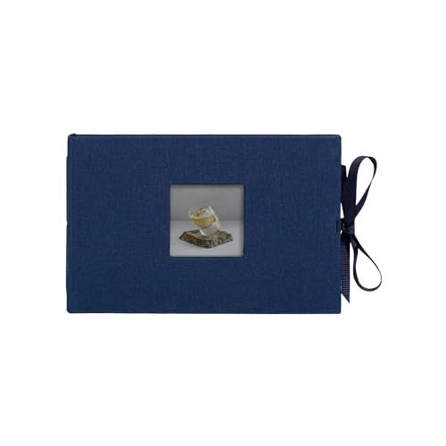 Kolo Noci Small 4x6 Photo Album Holds 24 Photos Ideal for Weddings and Baby Books Navy